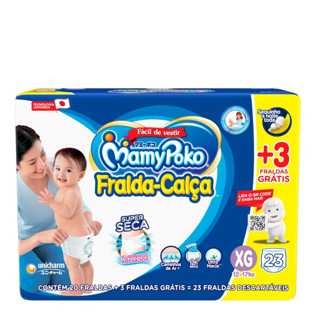 Imagem do produto FRALDA DESCARTAVEL MAMYPOKO CALCA JUMBINHO TAMANHO XG LEVE 23 PAGUE 20