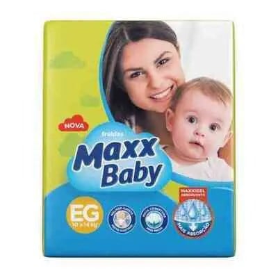 FRALDA DESCARTAVEL MAXX BABY TAMANHO EG