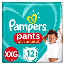 Imagem do produto FRALDA DESCARTAVEL PAMPERS PANTS PACOTE TAMANHO XXG COM 12 UNIDADES