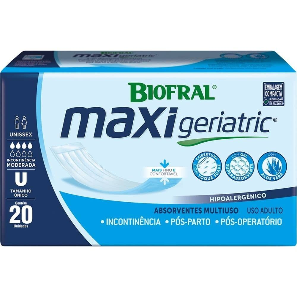 Imagem do produto FRALDA GERIATRICA BIOFRAL MAXI COM 20 UNIDADES