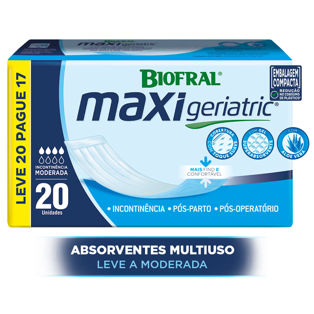 Imagem do produto FRALDA GERIATRICA BIOFRAL MAXI LEVE 20 PAGUE 17