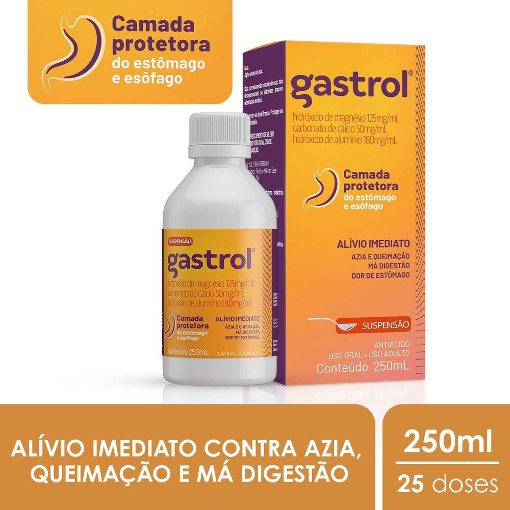 GASTROL SUSPENSAO 250ML