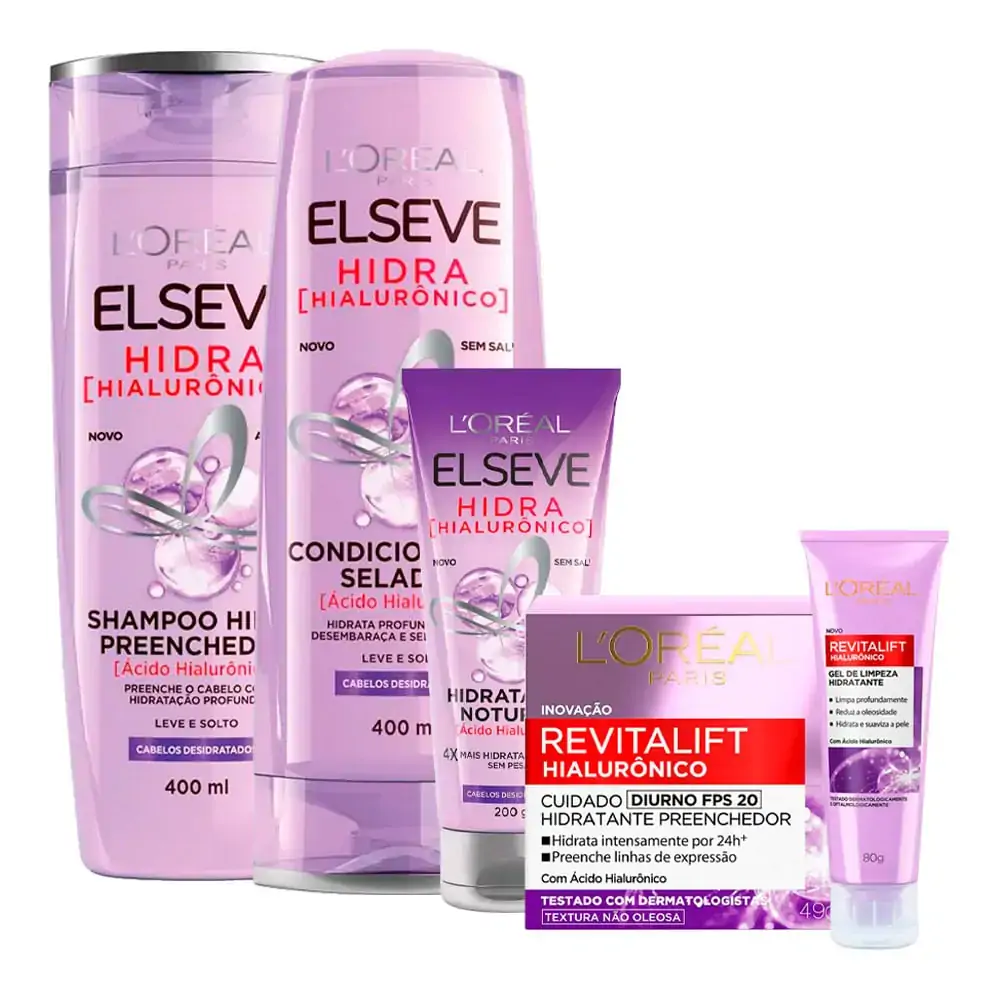Imagem do produto GEL DE LIMPEZA HIDRATANTE LOREAL DERMO REVITALIFT HIALURONICO 80G