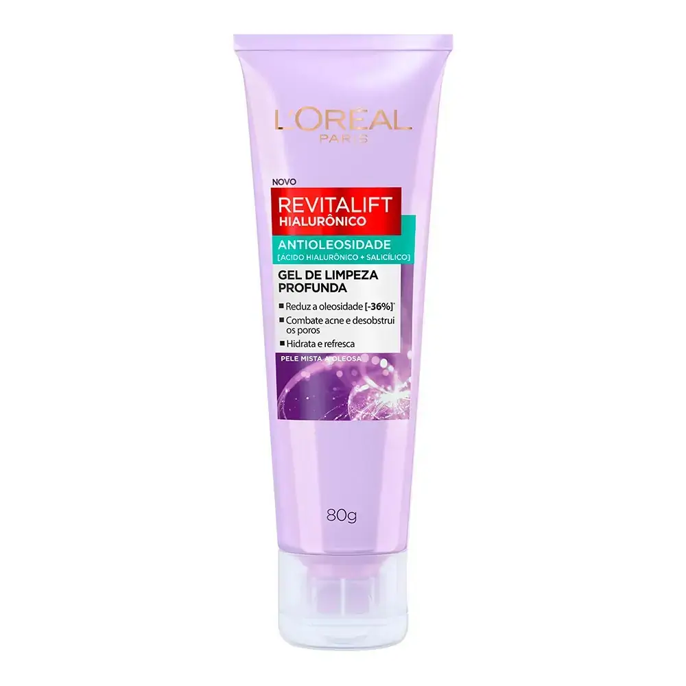 Imagem do produto GEL DE LIMPEZA PRO LOREAL DERMO REVITALIFT HIALURONICO 80G