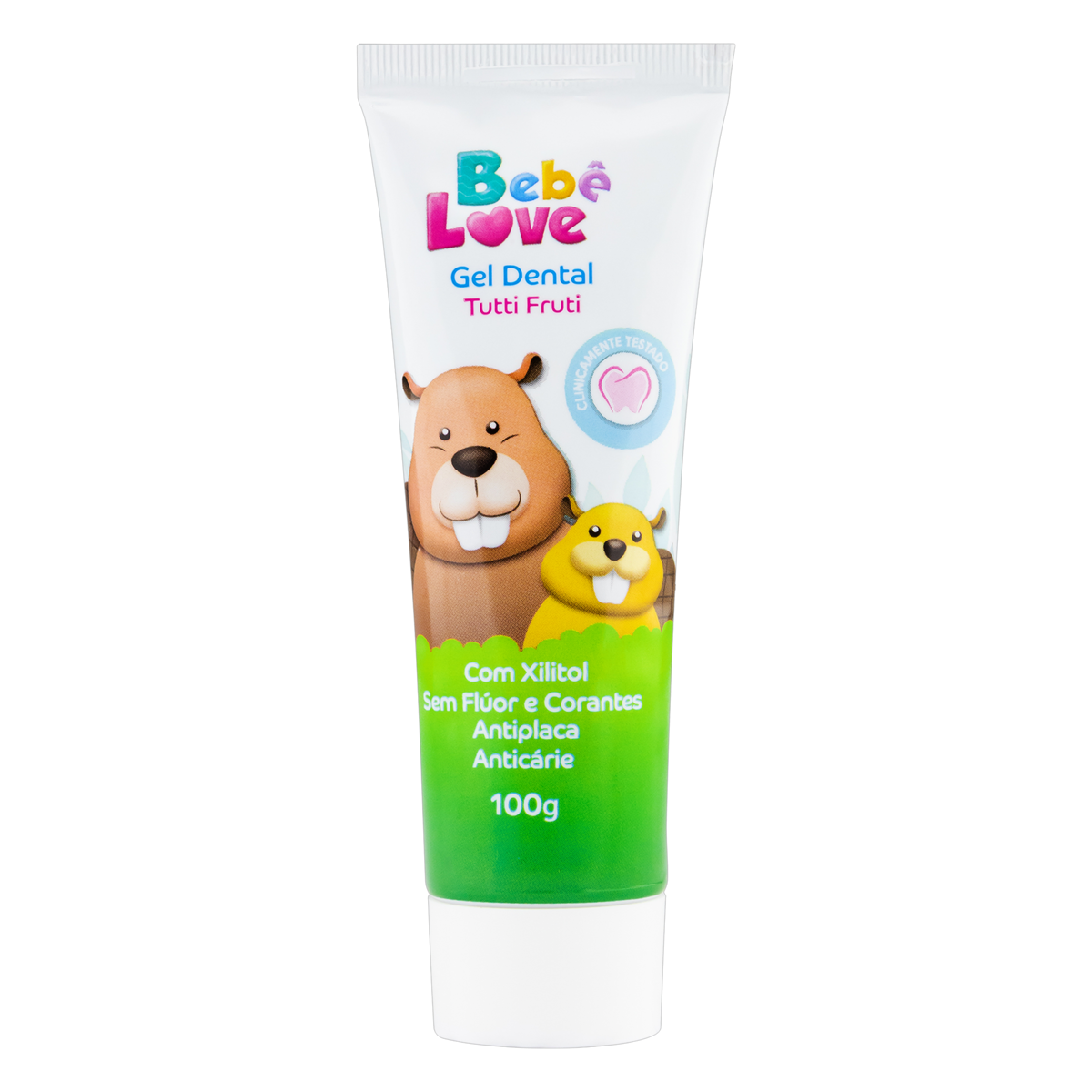 Imagem do produto GEL DENTAL BEBE LOVE SEM FLUOR E SEM CORANTE 100G