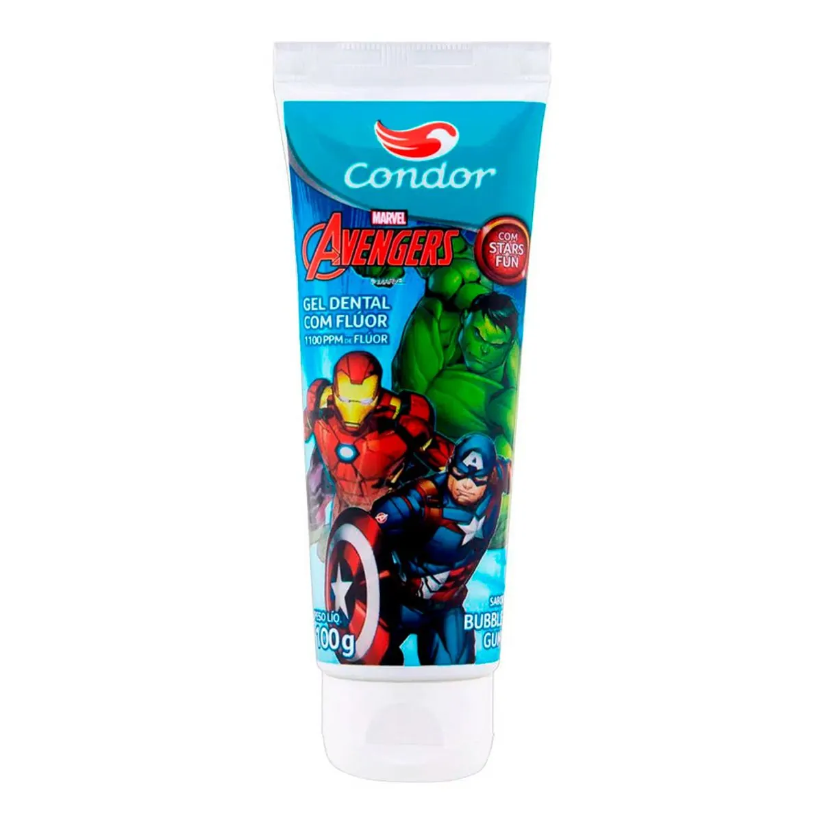 Imagem do produto GEL DENTAL CONDOR VINGADORES JUNIOR 100G
