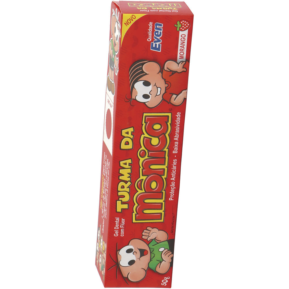 Imagem do produto GEL DENTAL INFANTIL EVEN TURMA DA MONICA SABOR MORANGO 50GR