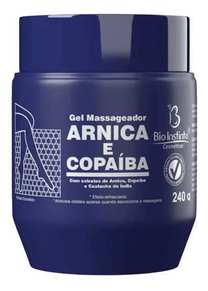 Imagem do produto GEL DESODORANTE MASSAGEADOR BIO INSTINTO ARNICA E COPAIBA 240G