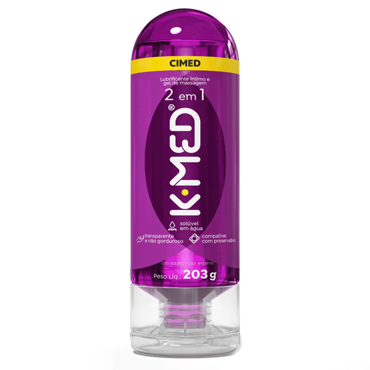 Imagem do produto GEL LUBRIFICANTE K-MED 2 EM 1 203G