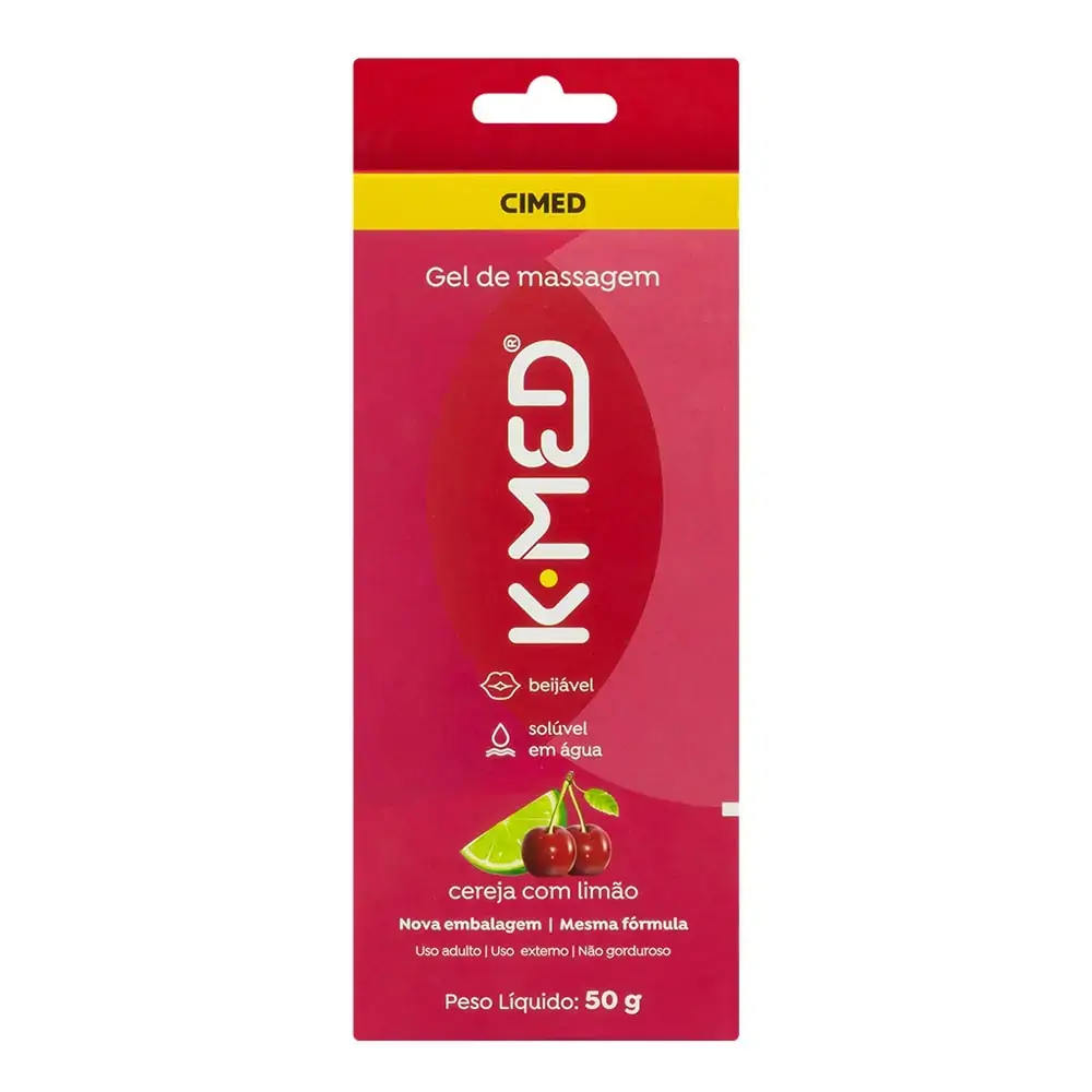Imagem do produto GEL LUBRIFICANTE K-MED CEREJA COM LIMAO 50G