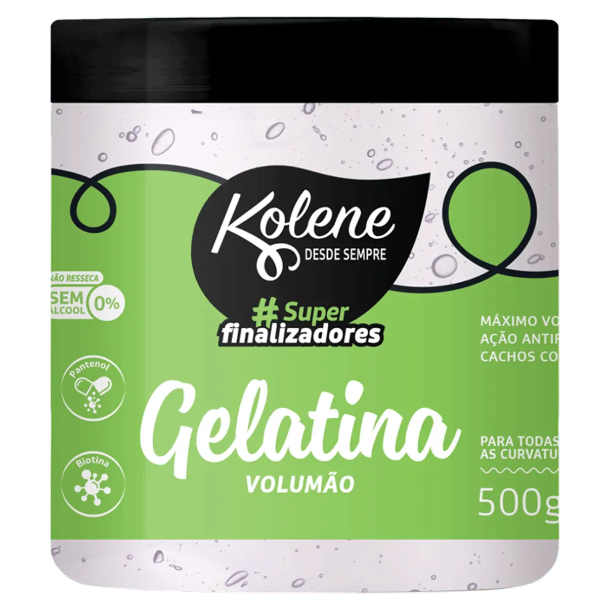 GELATINA CAPILAR KOLENE SUPERFINALIZADOR VERDE 500G