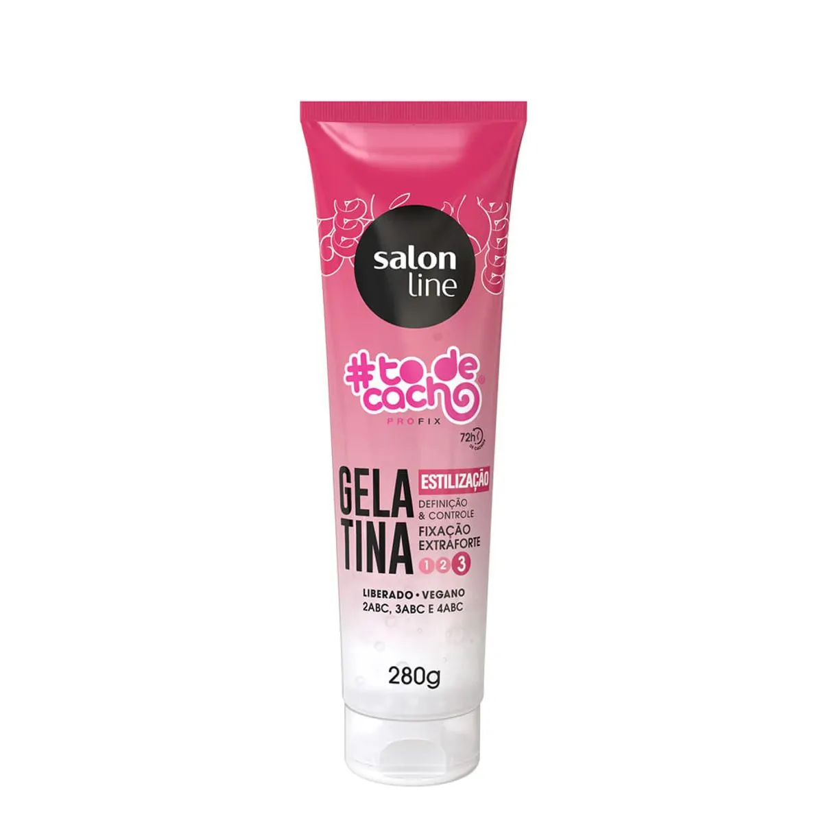 GELATINA CAPILAR SALON LINE #TODECACHO FIXACAO EXTRA FORTE 280G
