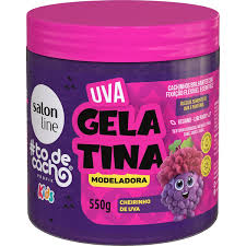 Imagem do produto GELATINA MODELADORA SALON LINE TO DE CACHO KIDS UVA 550G