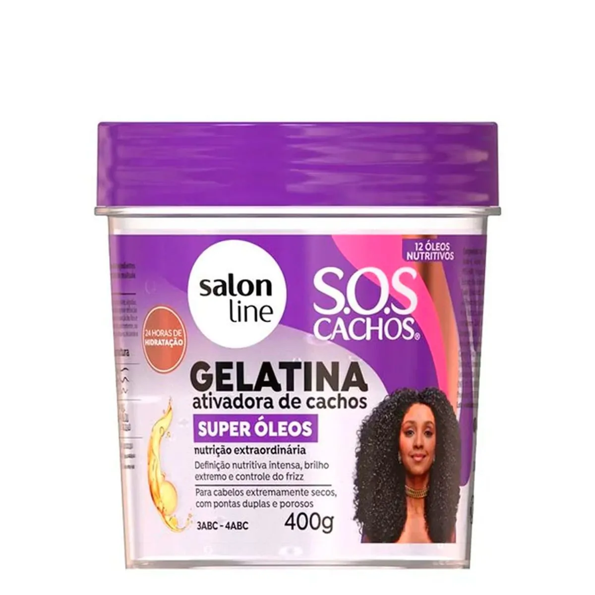 Imagem do produto GELATINA SALON LINE SOS SUPER OLEOS 400G