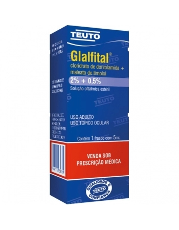 Imagem do produto GLALFITAL 20MG+5MG TEUTO SOLUCAO OFTALMICA FRASCO GOTAS COM 5ML
