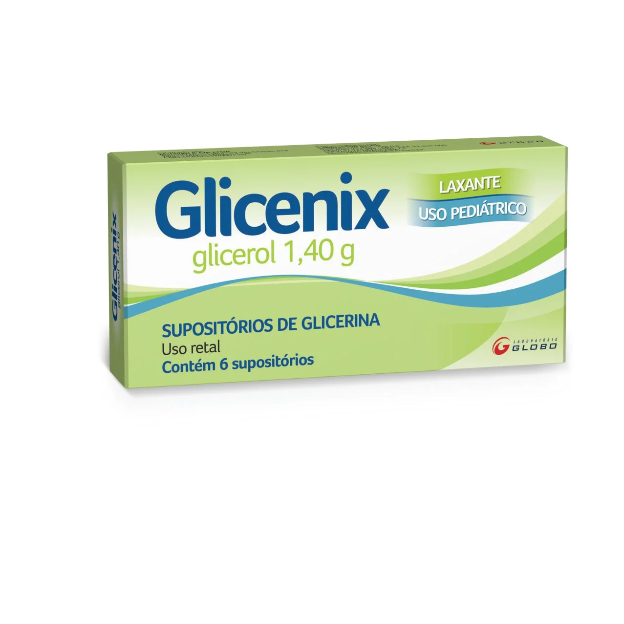 Imagem do produto GLICENIX 1,37G GLOBO CAIXA COM 6 SUPOSITORIOS DE GLICEROL PEDIATRICO