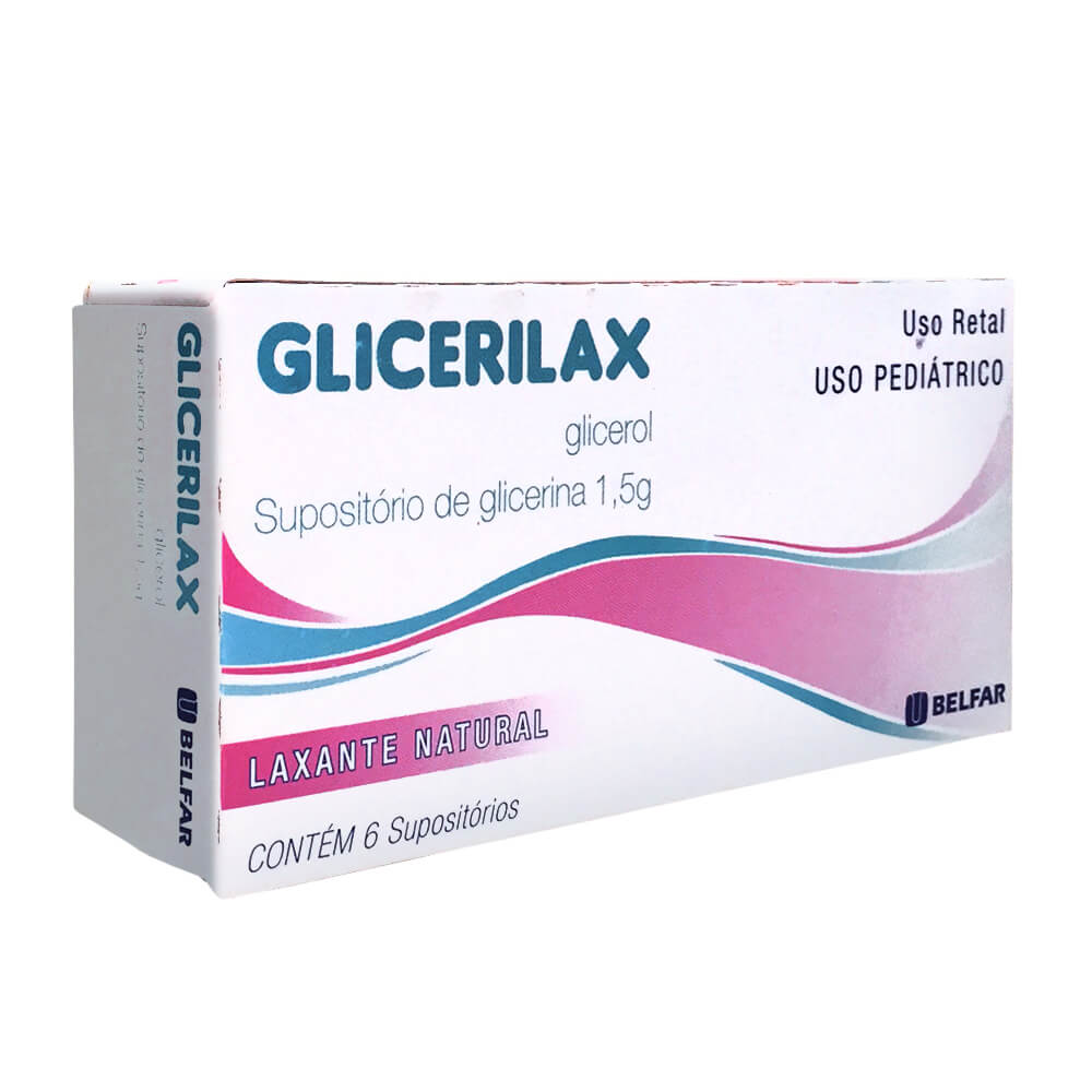 Imagem do produto GLICERILAX PEDIATRICO COM 6 UNIDADES
