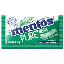 Imagem do produto GOMA DE MASCAR MENTOS SPEARMINT 8G