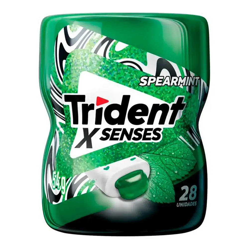 Imagem do produto GOMA DE MASCAR TRIDENT GARRAFA MENTA 54G