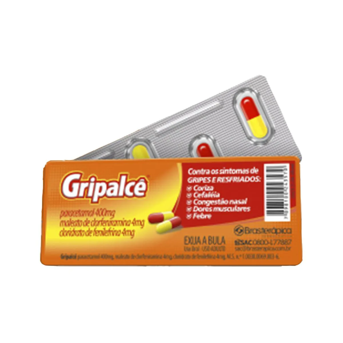 Thumbnail de GRIPALCE CAIXA COM 20 BLISTERES DE 5 COMPRIMIDOS