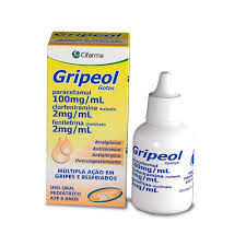 Imagem do produto GRIPEOL 100MG+2MG+2MG CIFARMA SOLUCAO ORAL GOTAS FRASCO COM 20ML