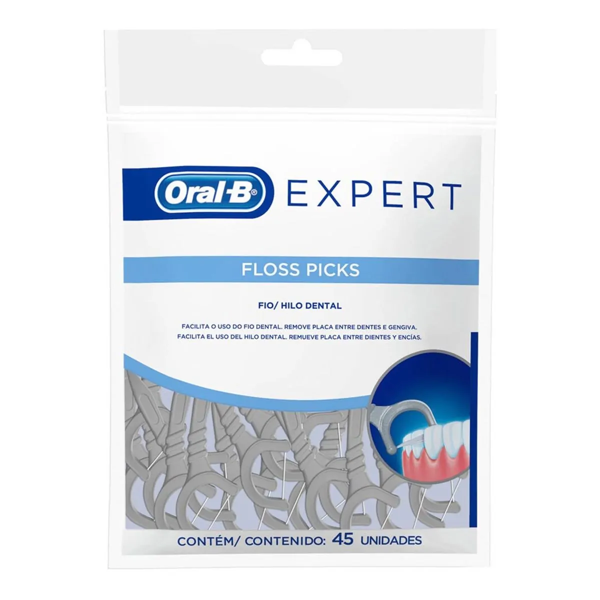 Imagem do produto HASTES COM FIO DENTAL ORAL B FLOSSPICKS