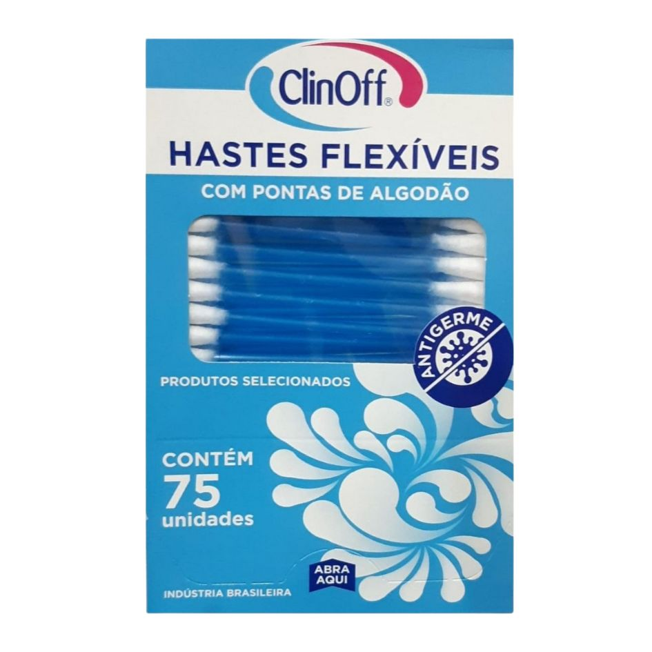 Imagem do produto HASTES FLEXIVEIS CLIN-OFF COM 75 UNIDADES