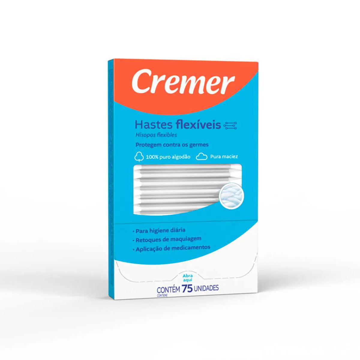 Imagem do produto HASTES FLEXIVEIS CREMER TRADICIONAL COM 75 UNIDADES