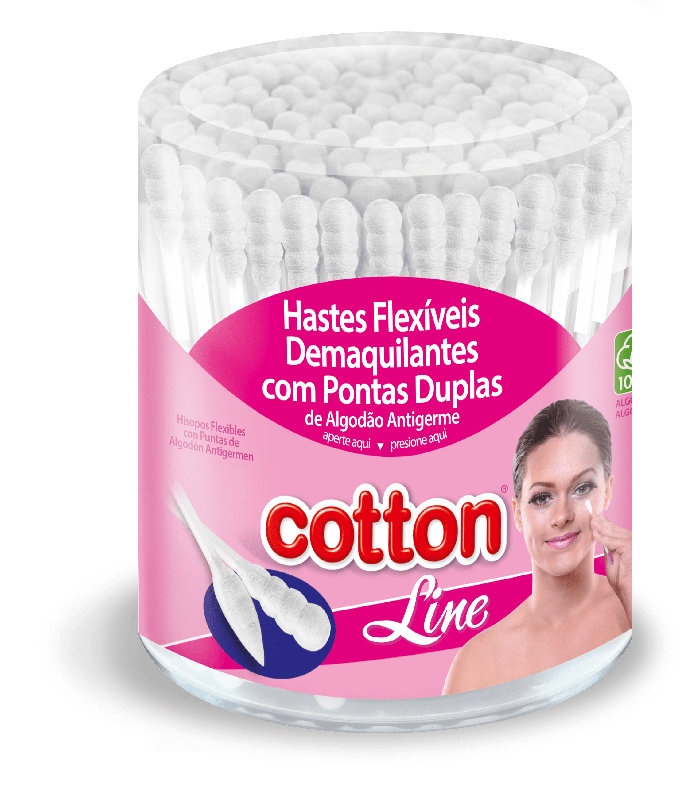 Imagem do produto HASTES FLEXIVEIS DEMAQUILANTES COM 150 UNIDADES