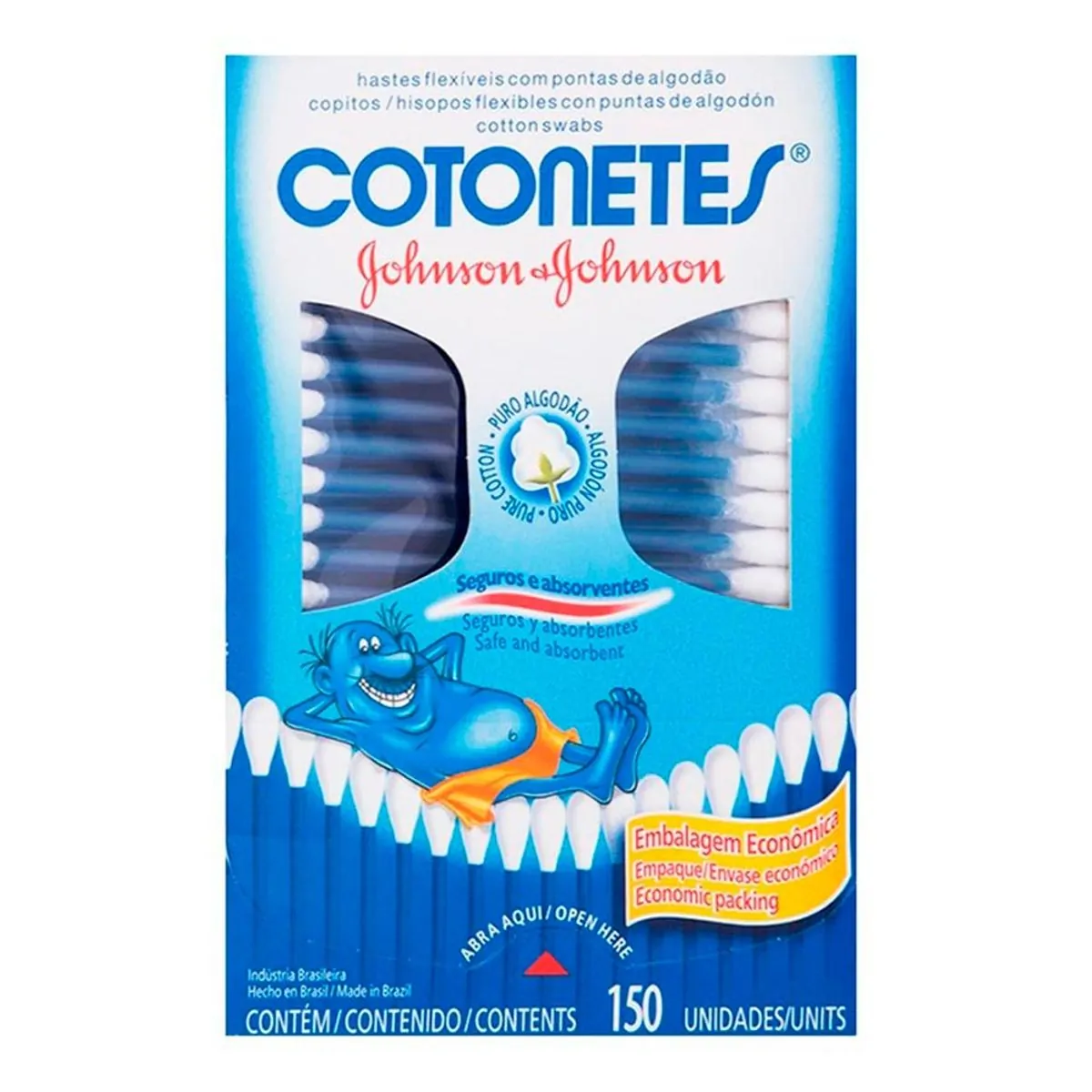 Imagem do produto HASTES FLEXIVEIS JOHNSONS PACOTE COM 150 UNIDADES