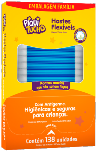 Imagem do produto HASTES FLEXIVEIS PIQUITUCHO COM 138 UNIDADES