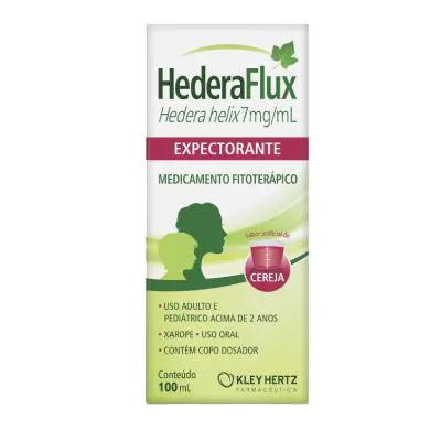 Imagem do produto HEDERAFLUX 7MG/ML HERTZ XAROPE FRASCO PET 100ML COM COPO