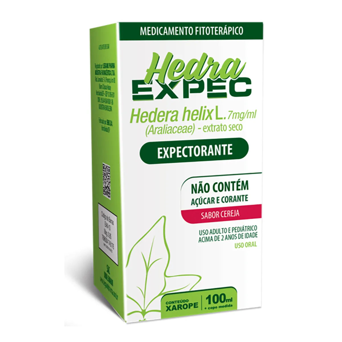 HEDRA EXPEC 7MG/ML LEGRAND SOLUCAO ORAL FRASCO COM 100ML