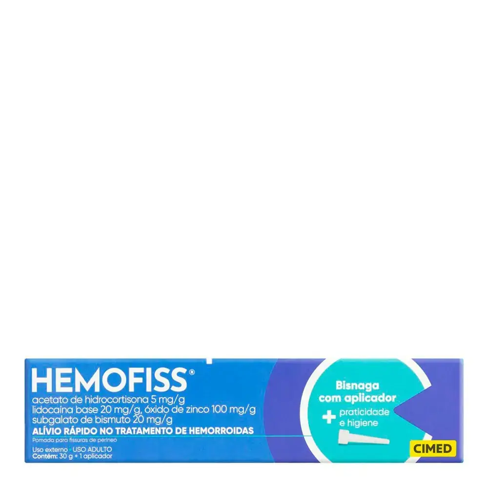 Imagem do produto HEMOFISS POMADA BISNAGA COM 30G E 1 APLICADOR