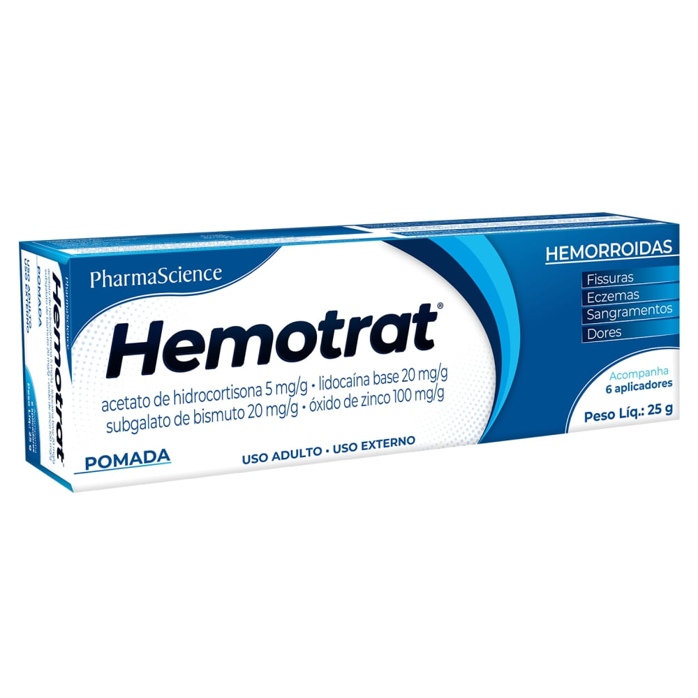 Imagem do produto HEMOTRAT POMADA 25G COM 10 APLICADORES
