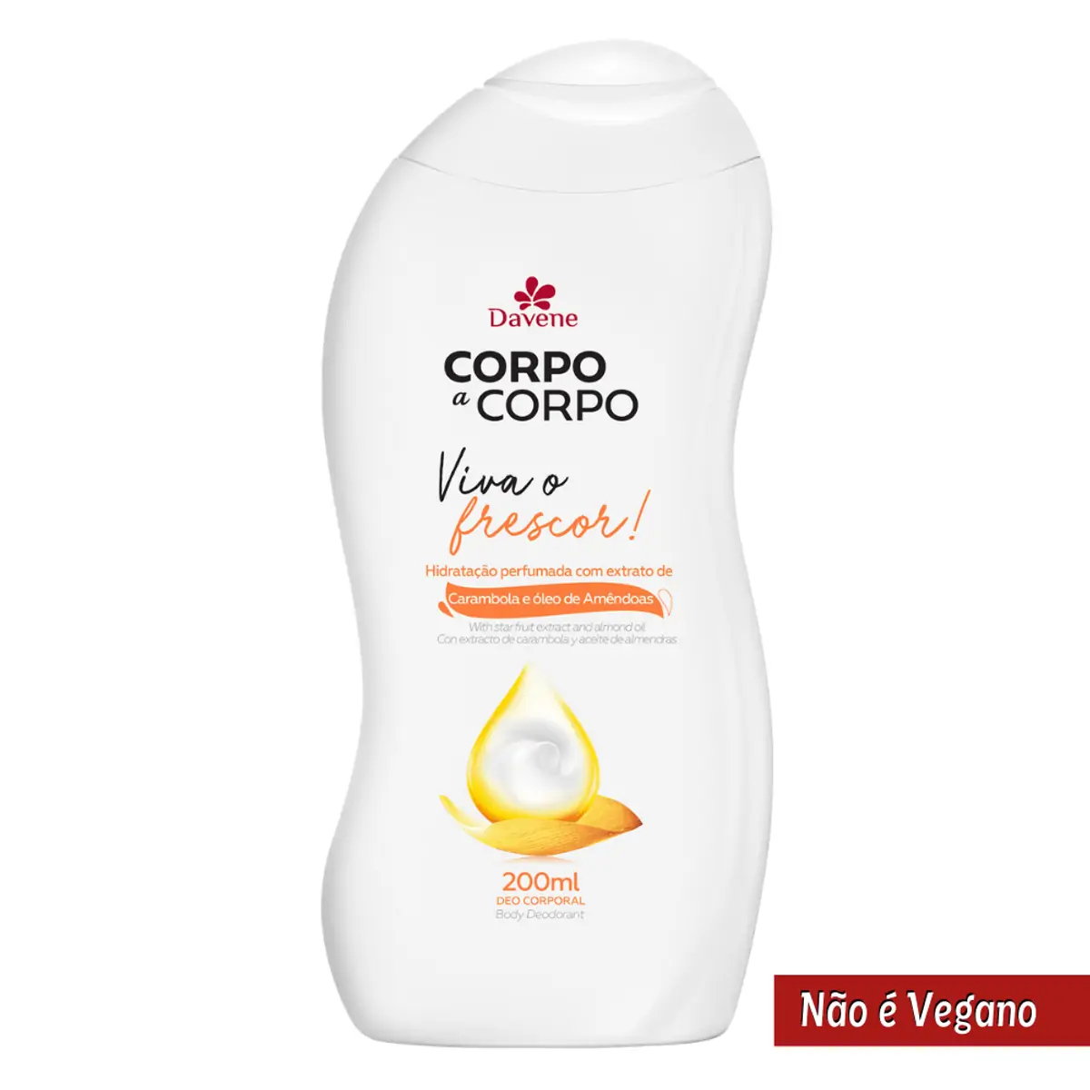 Imagem do produto HIDRATANTE CORPORAL DAVENE CORPO A CORPO FRESCOR 200ML