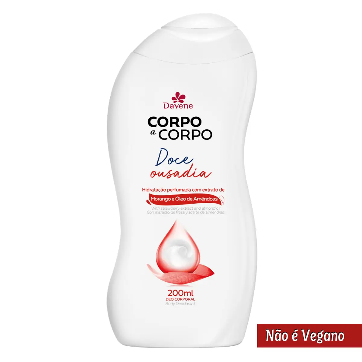 Imagem do produto HIDRATANTE CORPORAL DAVENE CORPO A CORPO OUSADIA 200ML