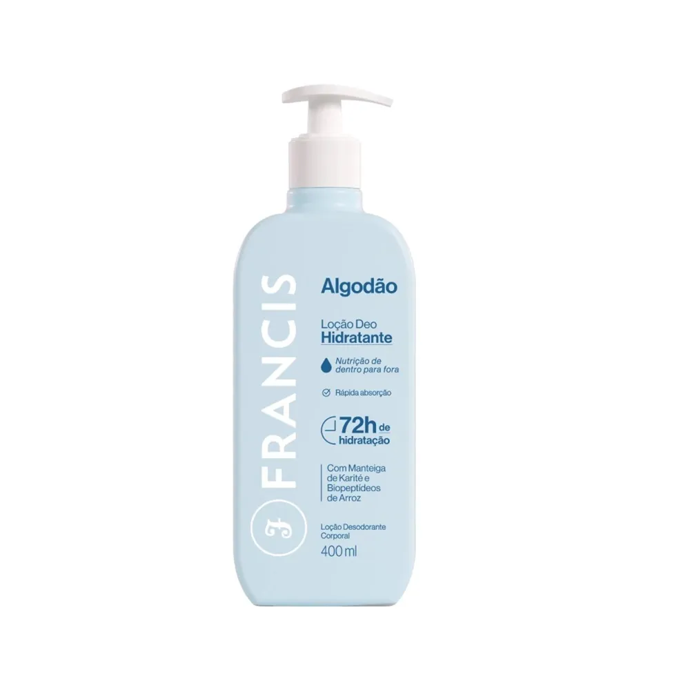 Imagem do produto HIDRATANTE DESODORANTE FRANCIS ALGODAO AZUL 400ML