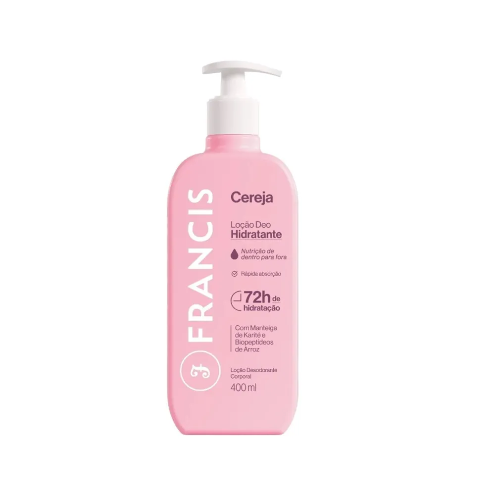 Imagem do produto HIDRATANTE DESODORANTE FRANCIS CEREJA ROSA 400ML
