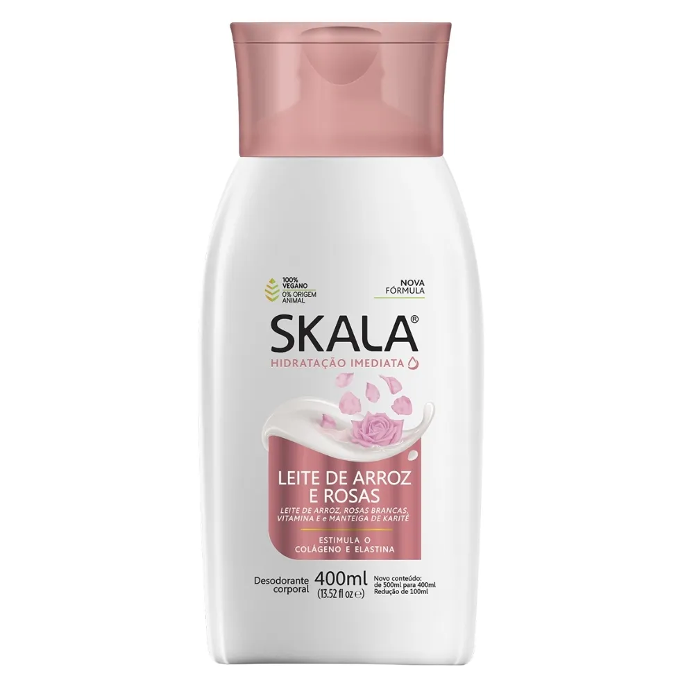 Imagem do produto HIDRATANTE DESODORANTE SKALA LEITE E ROSAS 400ML