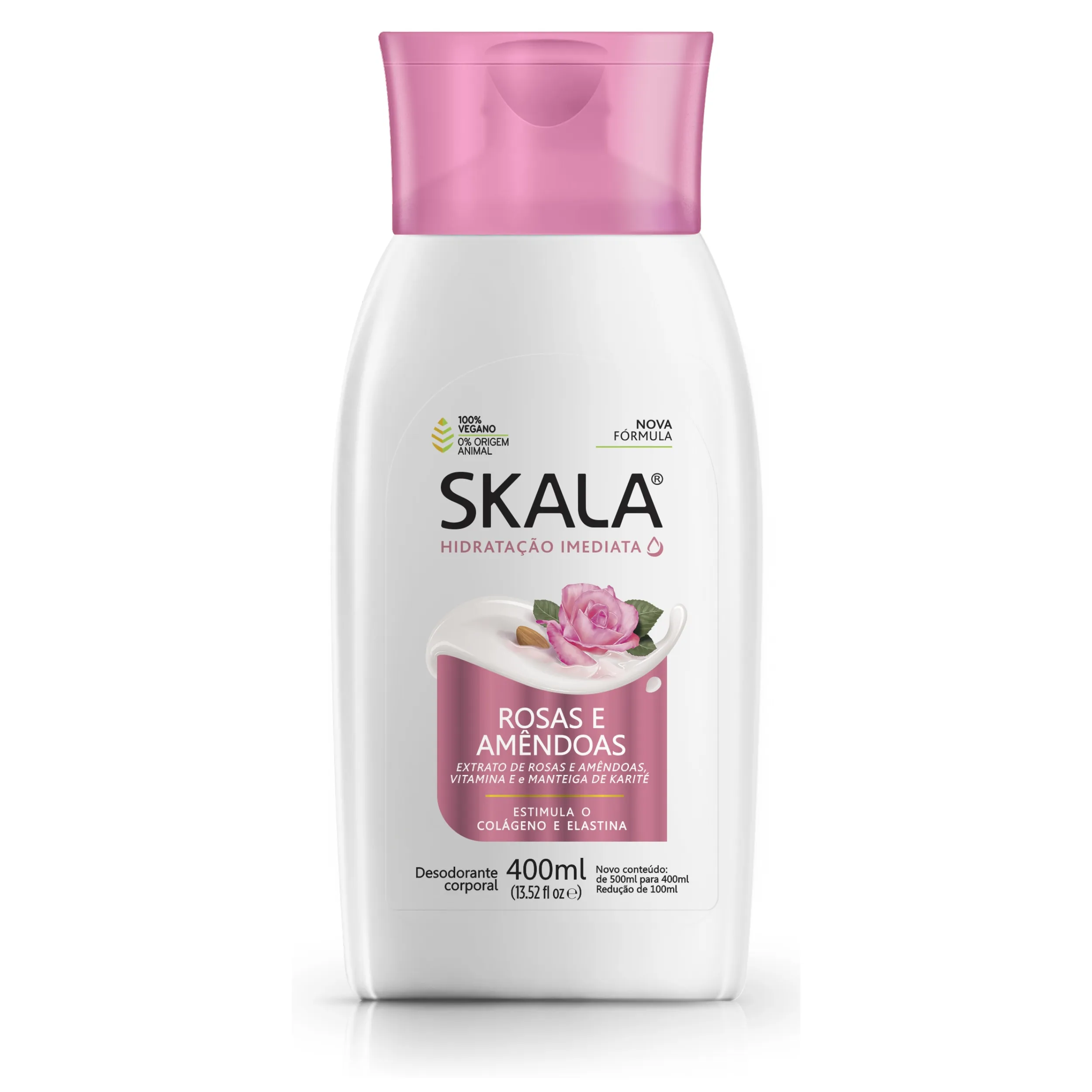 Imagem do produto HIDRATANTE DESODORANTE SKALA ROSA E AMENDOAS 400ML