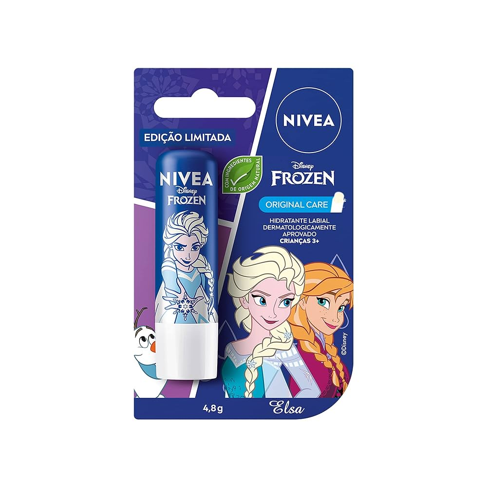 Imagem do produto HIDRATANTE LABIAL NIVEA ORIGINAL DISNEY FROZEN 4,8G
