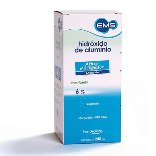 Imagem do produto HIDROXIDO DE ALUMINIO EMS GENERICO SUSPENSAO FRASCO COM 240ML