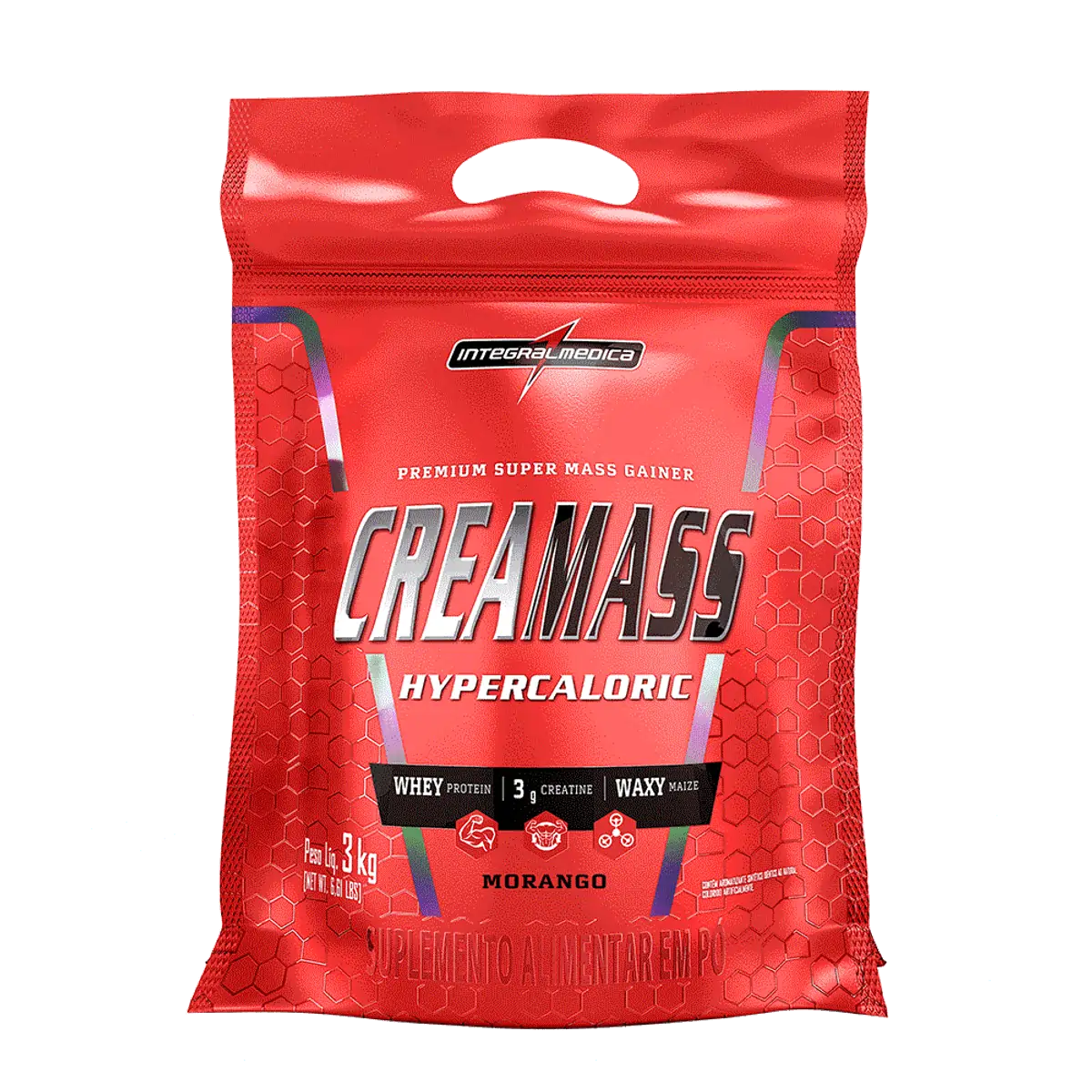 Imagem do produto HIPERCALORICO CREAMASS INTEGRALMEDICA SABOR MORANGO REFIL 3KG