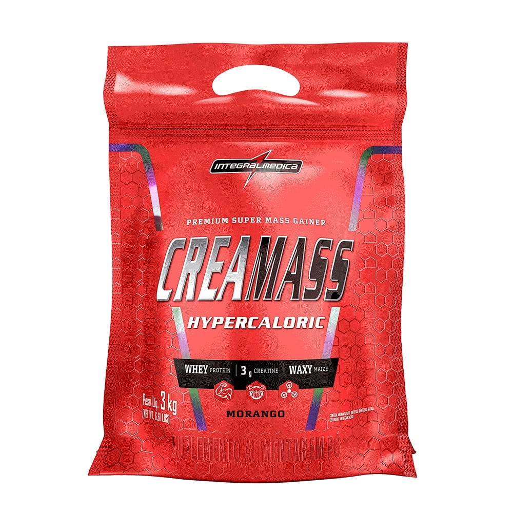 Thumbnail de HIPERCALORICO CREAMASS INTEGRALMEDICA SABOR MORANGO REFIL 3KG