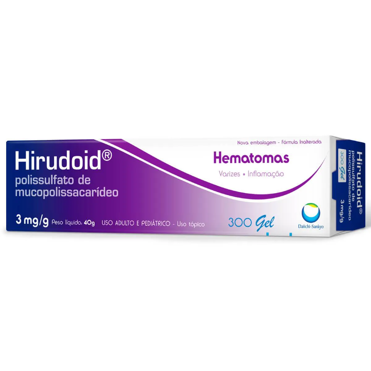 Imagem do produto HIRUDOID 3MG/G GEL BISNAGA COM 40G