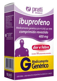 Thumbnail de IBUPROFENO 400MG PRATI DONADUZZI CAIXA COM 10 COMPRIMIDOS