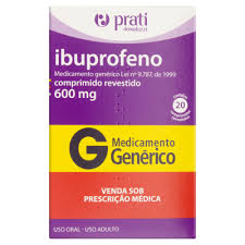 Imagem do produto IBUPROFENO 600MG PRATI DONADUZZI CAIXA COM 20 COMPRIMIDOS REVESTIDOS