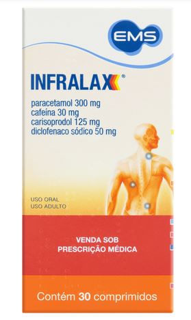 Imagem do produto INFRALAX 300MG+30MG+125MG+50MG CAIXA COM 200 COMPRIMIDOS
