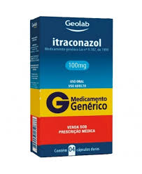 Imagem do produto ITRACONAZOL 100MG GEOLAB CAIXA COM 4 CAPSULAS GELATINOSAS